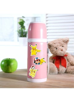 Generic 100-Piece PokeMon Pikachu Stickers Cartoon Vinyl Aesthetic Sticker Laptop Stickers for Skateboard Guitar Travel Case Graffiti Sticker Door Luggage Car Bike Bicycle for Kids Teens Girls Adults  - Image 5