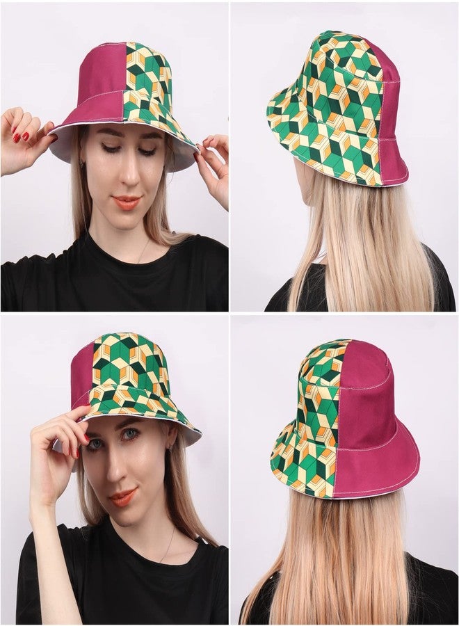 DAZCOS Unisex Anime Cosplay Bucket Hat for Adult (Mixed color1) - Image 2