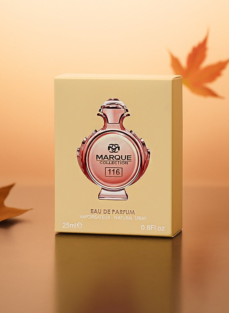 MARQUE COLLECTION Vanilla Perfume for Women | Marque Collection No. 116 | Long Lasting Perfume for Women with Salty, Floral & Amber Notes EDP 25ml - Image 3