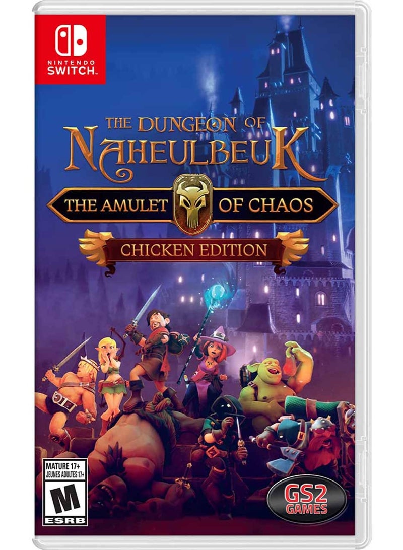 SWITCH 0 The Dungeon of Naheulbeuk: The Amulet of Chaos [Chicken Edition] – Humorous Tactical Fantasy RPG – Nintendo Switch - Image 1