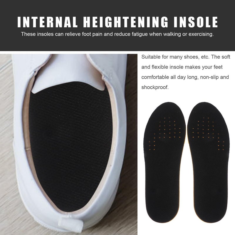 Height Increase Insoles 1.5cm Cushion Sweat Absorption Odor Resistant Unisex Shoe Pads - Image 5