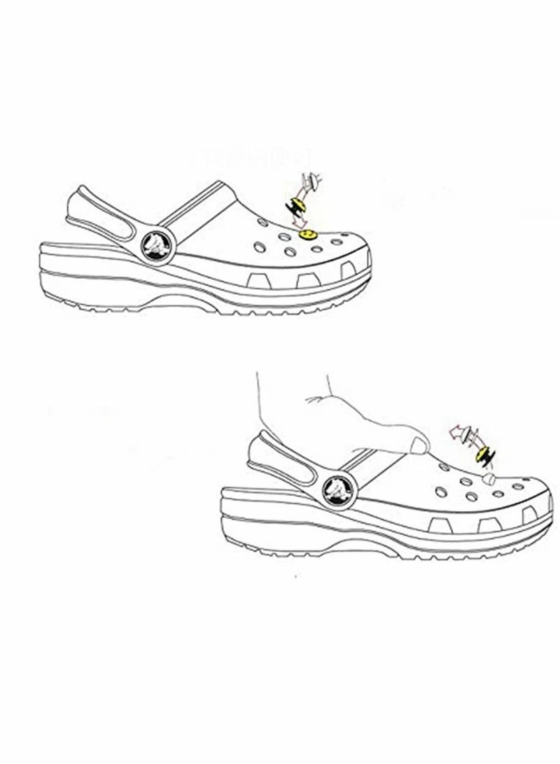 Y&D 12 Pcs Random Plush Shoe Decorations Charms, for croc Bracelets Wristband Colorful Beauty jibbed charms Bracelet Party Gifts  - Image 5