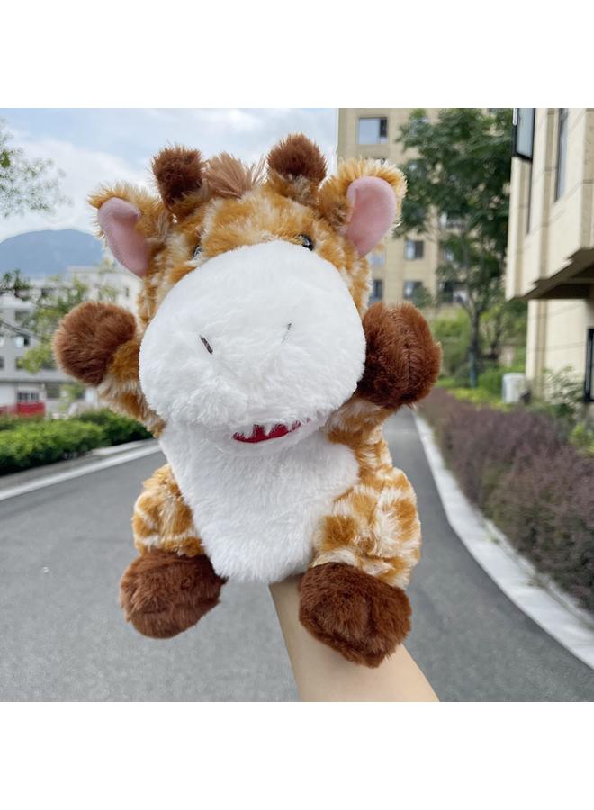 Bluejw New Open Mouth Hand Puppet Yellow Duck Yiwu Plush Toy Puppy Animal Gloves - Image 1