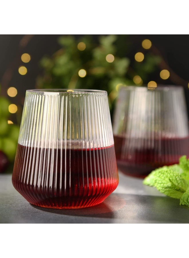 Turkish Hawaiian Cup Set - 6 Pieces - Clear Glass Cups Suitable for Water, Juices and Cold Drinks - Image 4