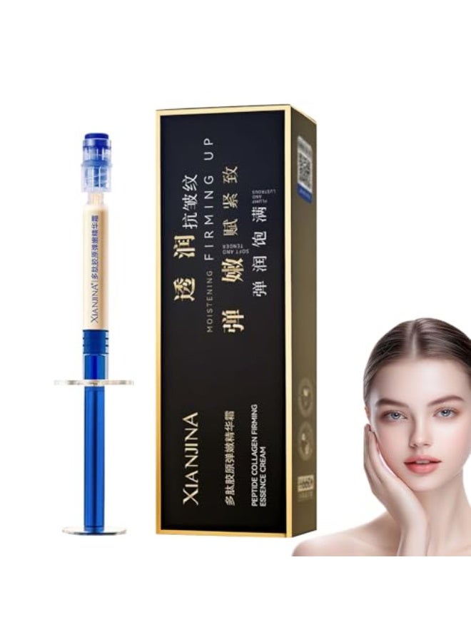 Polypeptide Collagen Elastic Essence Cream, Micro-Molecular Collagen Anti-Wrinkle Lotion, Anti-Wrinkles Lifting and Firming Essence, Moistening Firming Up Cream for Face, Tightening Sagging Skin (1) - Image 1