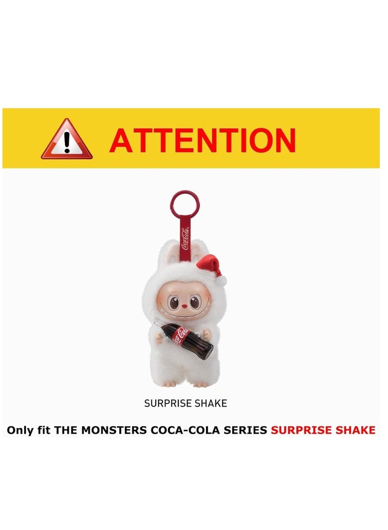 YINPAGE Labobo cola bottle protector, clear acrylic display case, clear acrylic display case with silicone strap for the surprise cola monster series - cola holder - Image 2