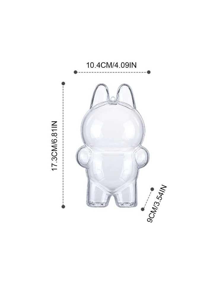 YINPAGE Labobo cola bottle protector, clear acrylic display case, clear acrylic display case with silicone strap for the surprise cola monster series - cola holder - Image 3