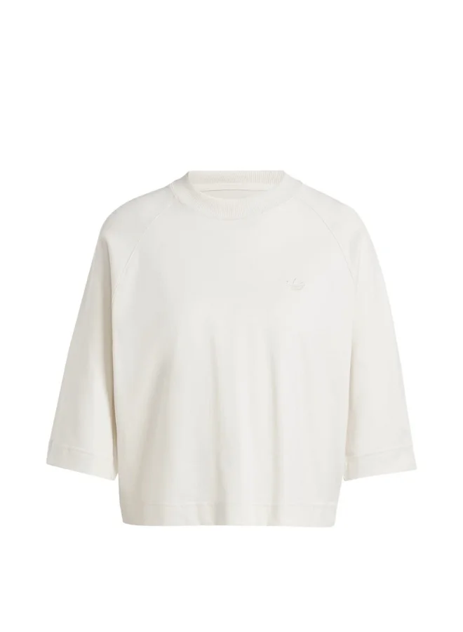 اديداس adidas P ESS T-SHIRT White Originals Women T-SHIRTS