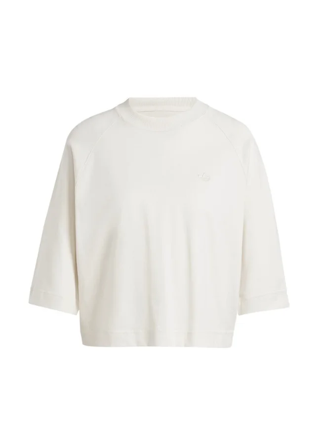 اديداس adidas P ESS T-SHIRT White Originals Women T-SHIRTS
