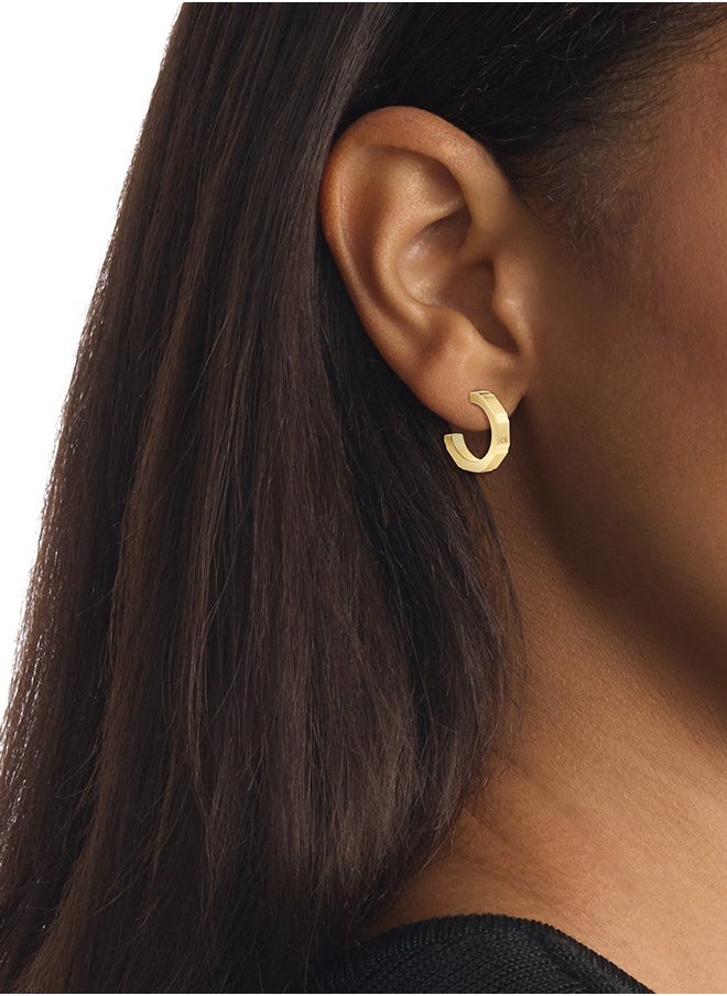 CALVIN KLEIN CALVIN KLEIN JEWELRY ESSENTIALS SHAPES UNISEXS HOOPS - 35000403  - Image 2