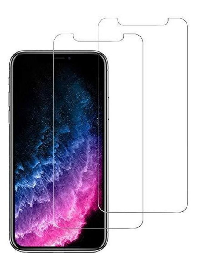 Pack Of 2 Tempered Glass Screen Protector For Apple iPhone XS Max/11 Pro Max Clear - Image 1