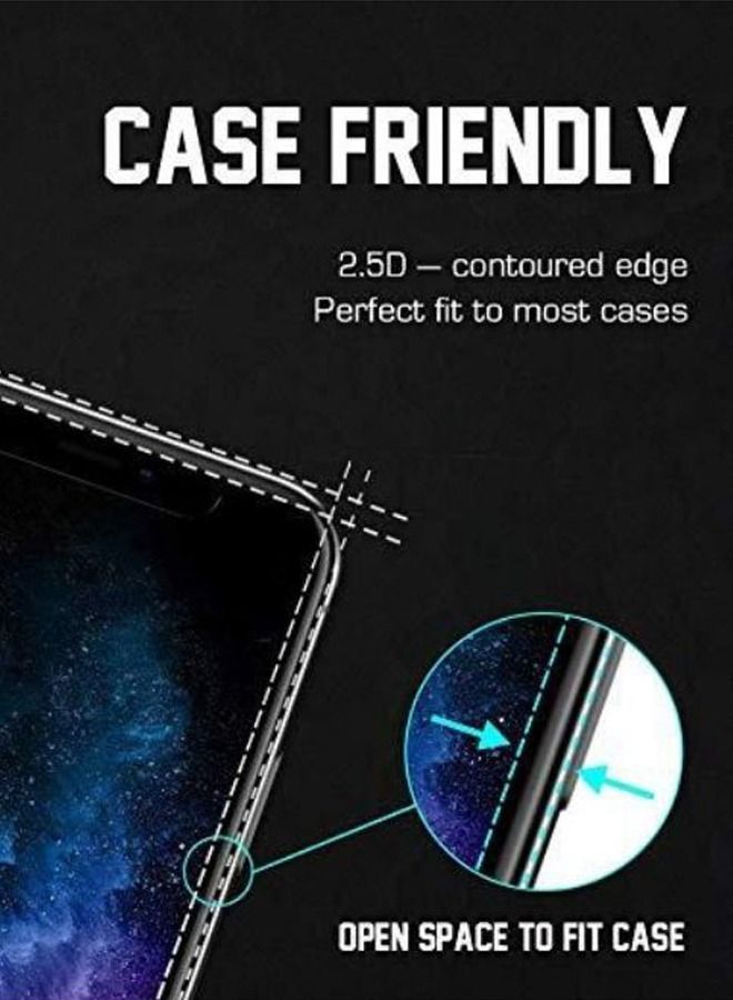 Pack Of 2 Tempered Glass Screen Protector For Apple iPhone XS Max/11 Pro Max Clear - Image 2