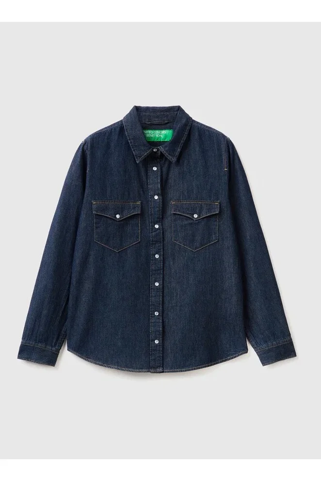 UNITED COLORS OF BENETTON Regular Fit Denim Shirt