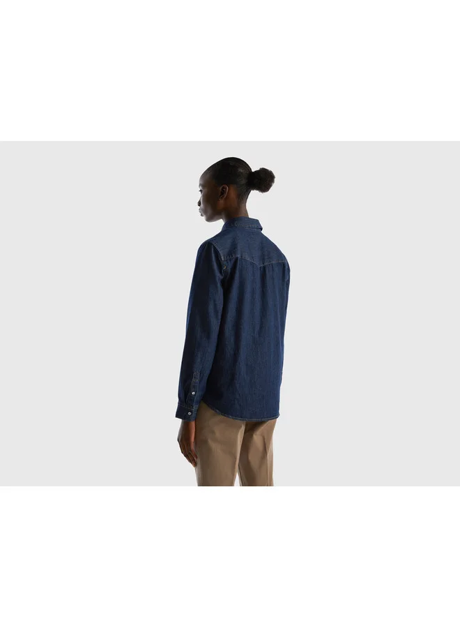 UNITED COLORS OF BENETTON Regular Fit Denim Shirt