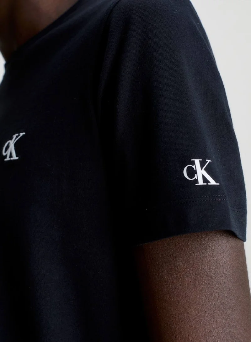 Calvin Klein Jeans CK Black Slim Fit T-shirt for Men | Best Price UAE