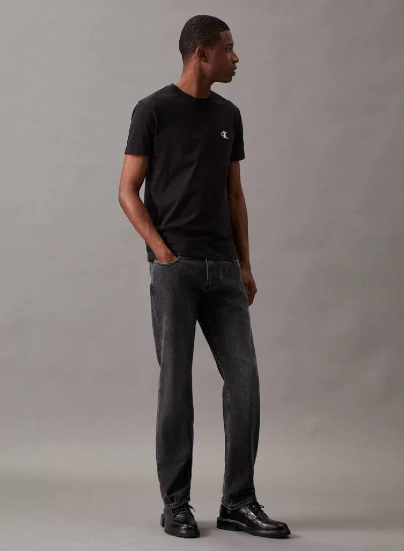 Calvin Klein Jeans CK Black Slim Fit T-shirt for Men | Best Price UAE