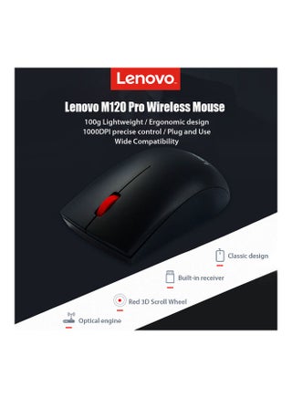 M120 Pro Wireless Mouse 2.4GHz Black - view 3
