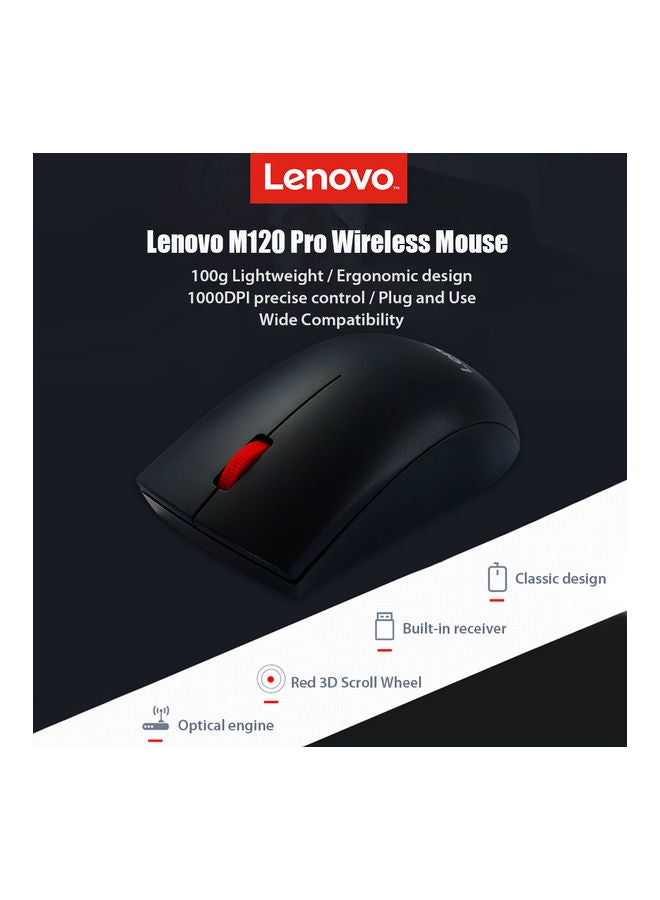 لينوفو ماوس لاسلكي M120 برو 2.4GHz - Image 3