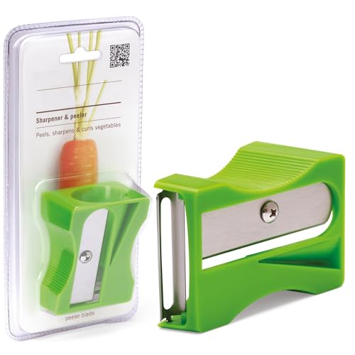 RR Design Carrot Sharpener | Vegetable sharpner | Veggie Peel & Cucumber Peel | Fun Kitchen Gadgets | from a Series of Unique Peeler for Cooking | Fun Kitchen Stuff-Mix Colors - Image 1