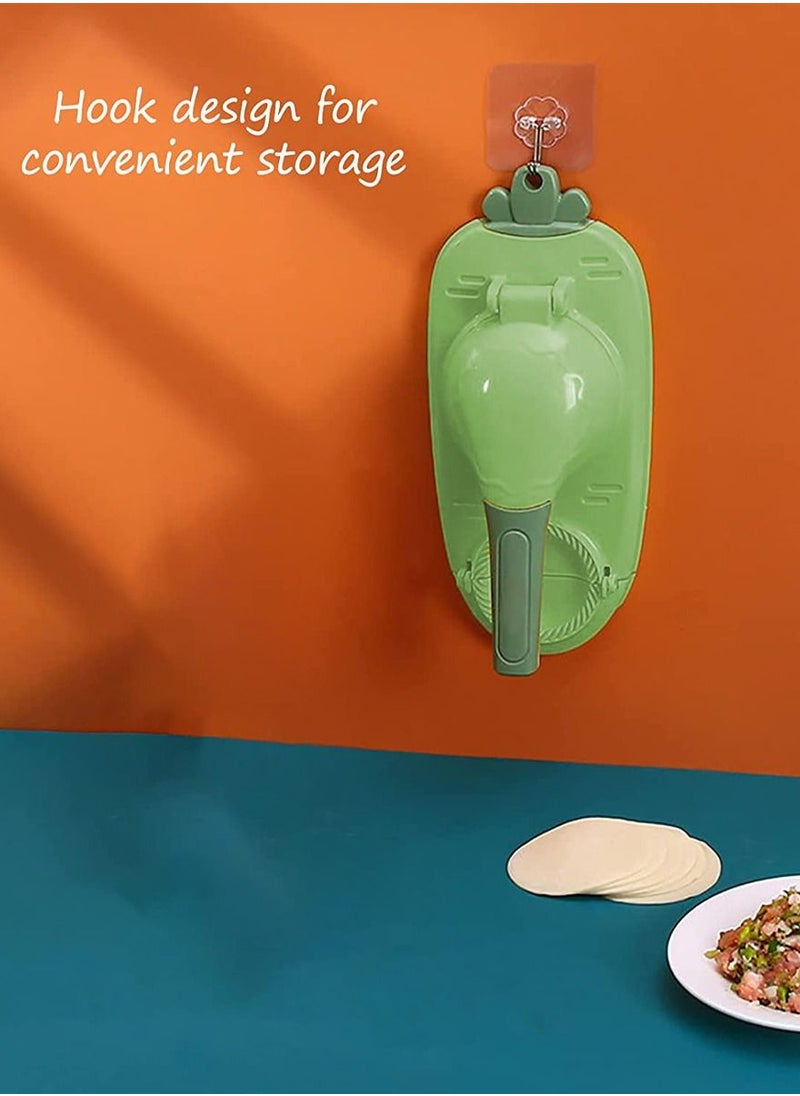 ISHWAZ - 2 in 1 Dumpling Maker And Dough Presser, Dough Pressing And Wrapping Modern Dumpling Tool, Perfect For Making Fatayer, Wonton, Empanada, Pierogies, Ravioli And Much More, Convenient And Quick - Image 1