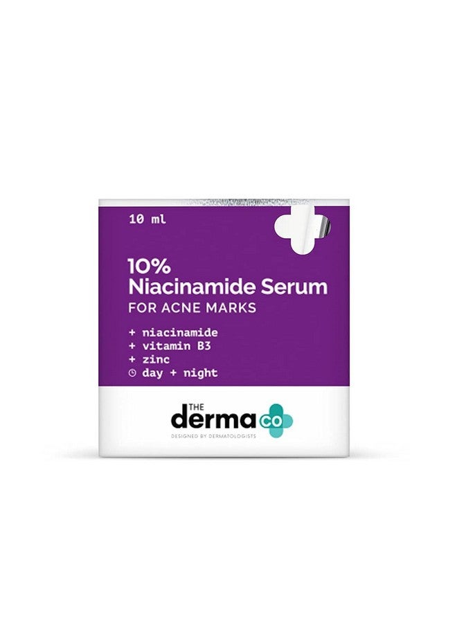 THE derma Co 10% Niacinamide Face Serum For Acne Marks & Acne Prone Skin For Unisex 10Ml (Dermaco)  - Image 4