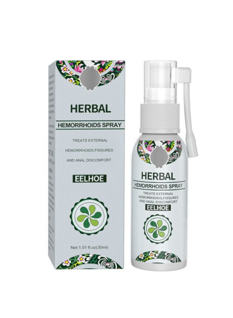 EELHOE Hemorrhoid Spray Hemorrhoid & Fissure Ointment Relief From Pain Burning Itching Reduces Swelling Bleeding Repairs & Heals For Unisex 30ml  - Image 1