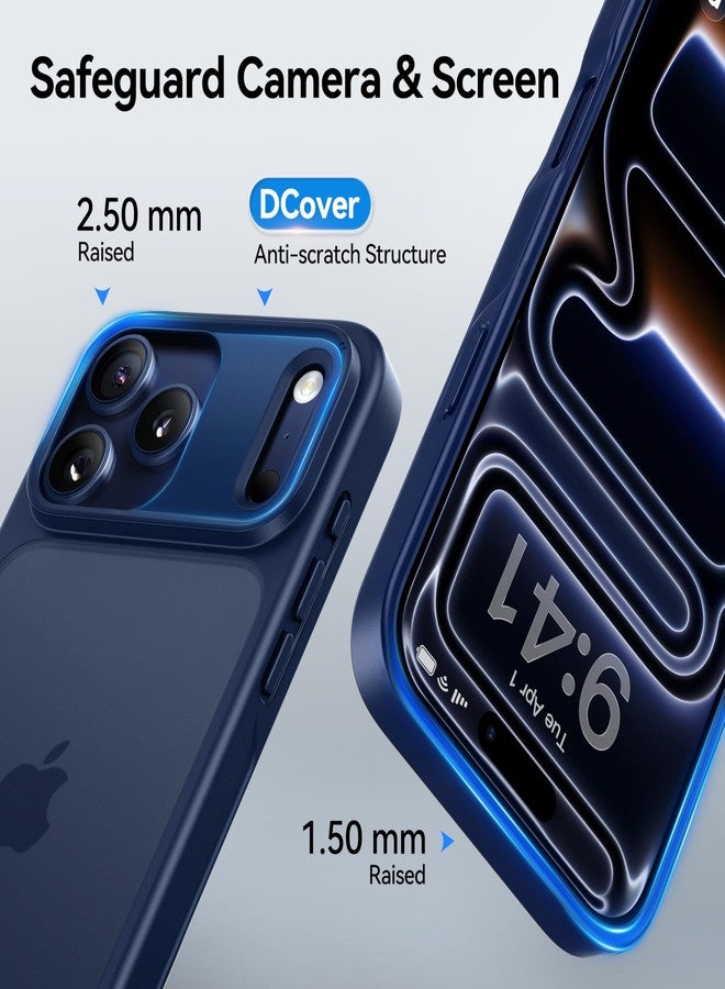 جراب CASEKOO لهاتف iPhone 17 Pro، [تقنية Never Yellow] [حماية من السقوط بدرجة عسكرية] جراب شفاف رفيع للنساء والرجال لهاتف iPhone 17 Pro مقاس 6.3 بوصة، أزرق فاتح - Image 3