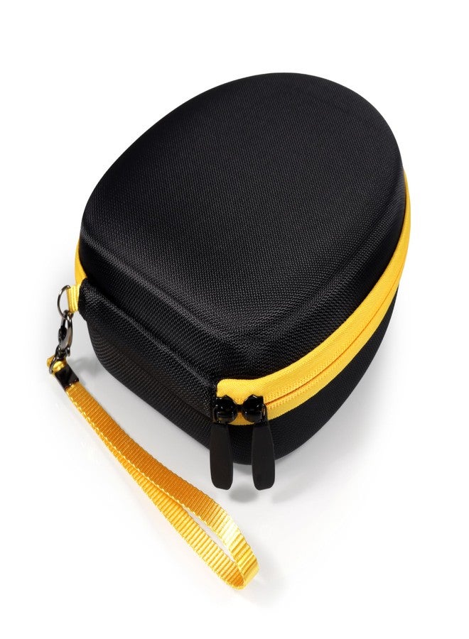 CaseSack Case Compatible with DEWALT Neckband Headphones and 2-in-1 Neckband Headphones w/Built-in Speakers (Black with Yellow Zip) - Image 5