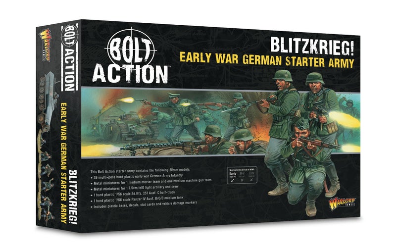 Warlord Games Blitzkrieg German Starter Army 28mm Scale Plastic Miniatures for Bolt Action Highly Detailed World War 2 Miniatures for Tabletop Wargaming - Image 2