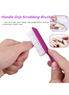 Goolsky 6 Pcs Handle Grip Nail Brush, Nail Cleaning Brushes for Toes and Fingernail  - Image 2