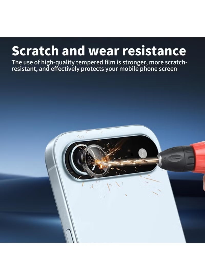 ELTRAZONE 4 Pack Camera Lens Protector for iPhone Air, 9H Hardness Tempered Glass Film with Night Shooting Mode, Scratch Resistant, Anti-Fingerprint, HD Clear Protection - Image 4