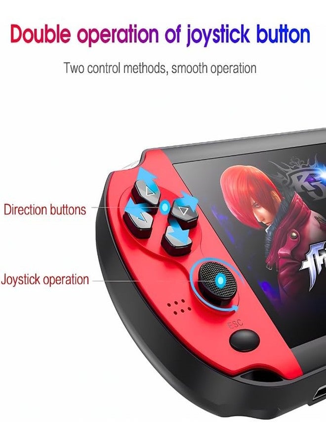 Lapras 𝟏𝟓 𝐘𝐞𝐚𝐫𝐬 𝐖𝐚𝐫𝐫𝐚𝐧𝐭𝐲 Handheld Gaming Console with 5000+ Games, 4.3-Inch HD Display, Dual-Mode Joystick and Button Controls, TV Out Feature and All-in-One Entertainment - Image 2