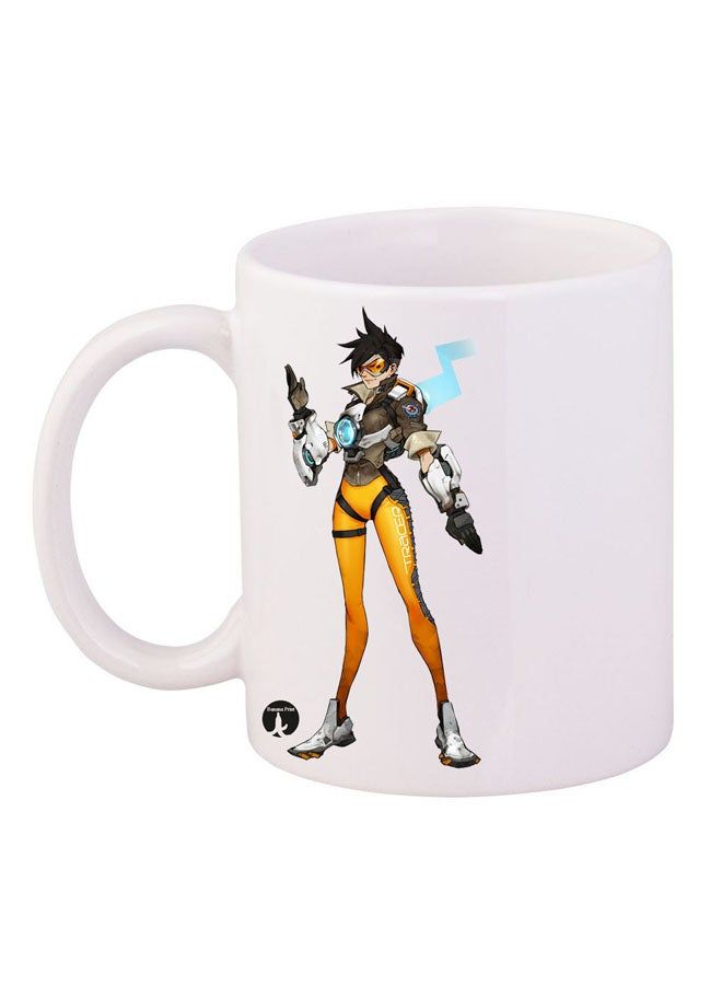 RKN The Video Game Overwatch Mug White/Yellow/Black 12ounce - Image 2