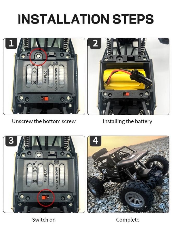 RC Cars,1:18 Scale Electric Toy All Terrain Remote Control Car, Racing Cars Electric Vehicle,Kids Outdoor Toys Fast Racing Buggy Toy - pzsku/Z9D717F77CB427B148C21Z/45/_/1669036620/db0c13d6-e84c-4dbb-869f-011867cb9bff