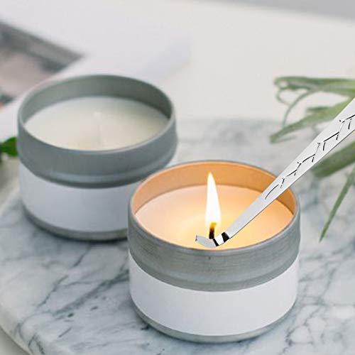 CABAX Candle Wick Dippers,Candle Wick Hook Candle Accessories for Put Out Extinguish Candle Wick, Silver - Image 5