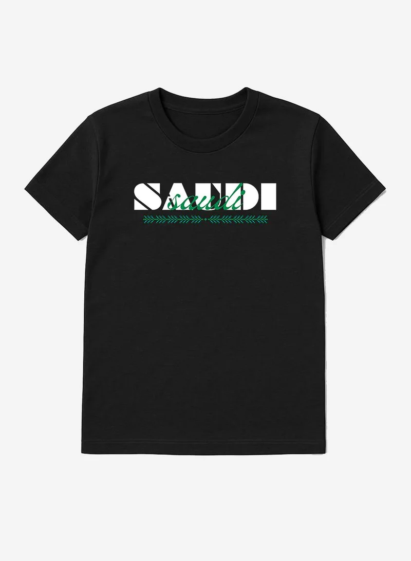 Lowha Cotton T-Shirt for Saudi National Day, Founding Day, Everyday Saudi Pride Wear for Women & Men