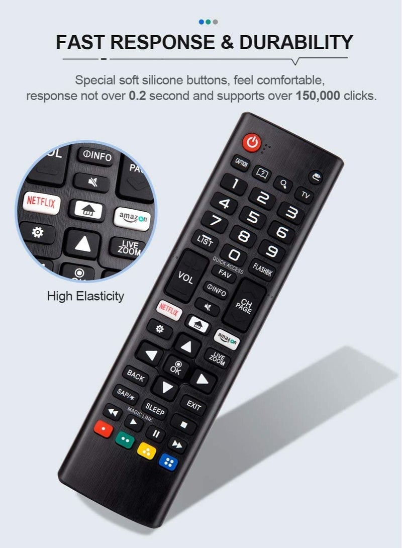 ELTRAZONE Universal Remote Control for All LG Smart TV LCD LED OLED UHD HDTV Plasma Magic 3D 4K Webos TVs AKB75095307 AKB75375604 AKB75675304 AKB74915305 AKB76037601 AKB75675313 AKB75855501 - Image 5