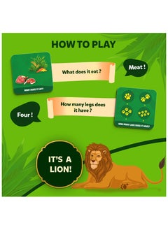 Guess in 10 Junior World of Animals, Card Game for Kids, Boys, Girls, and Families Who Love Educational Toys, Travel Friendly, Gifts for Ages 3, 4, 5, 6 - pzsku/Z9D71D4A7A34234F3A654Z/45/_/1718172088/e8060160-3c5d-4e67-a9dd-93e846e798b5