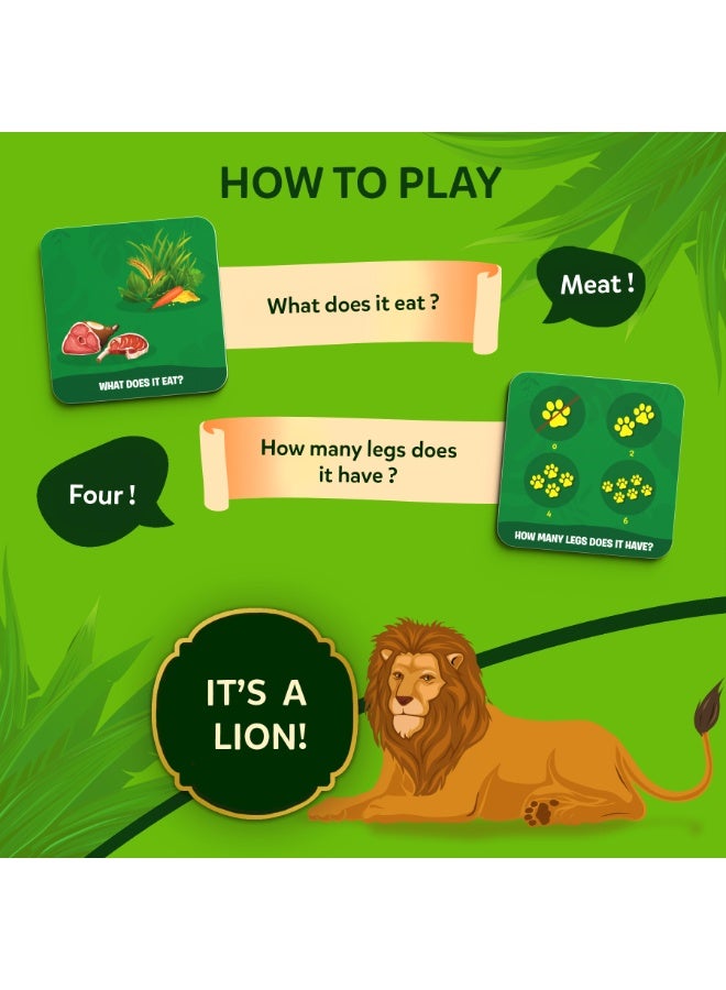 Skillmatics Guess in 10 Junior World of Animals, Card Game for Kids, Boys, Girls, and Families Who Love Educational Toys, Travel Friendly, Gifts for Ages 3, 4, 5, 6 - Image 4