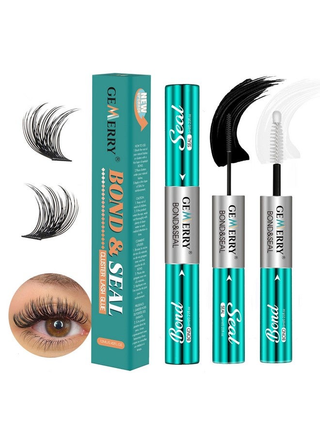 جيمري غراء رموش لاصق مقاوم للماء ومناسب للعينين، تركيبة مطورة جديدة، 12 مل، غراء رموش لاصق قوي التثبيت للاستخدام الذاتي في المنزل - Image 1