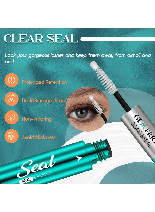 جيمري غراء رموش لاصق مقاوم للماء ومناسب للعينين، تركيبة مطورة جديدة، 12 مل، غراء رموش لاصق قوي التثبيت للاستخدام الذاتي في المنزل - Image 4