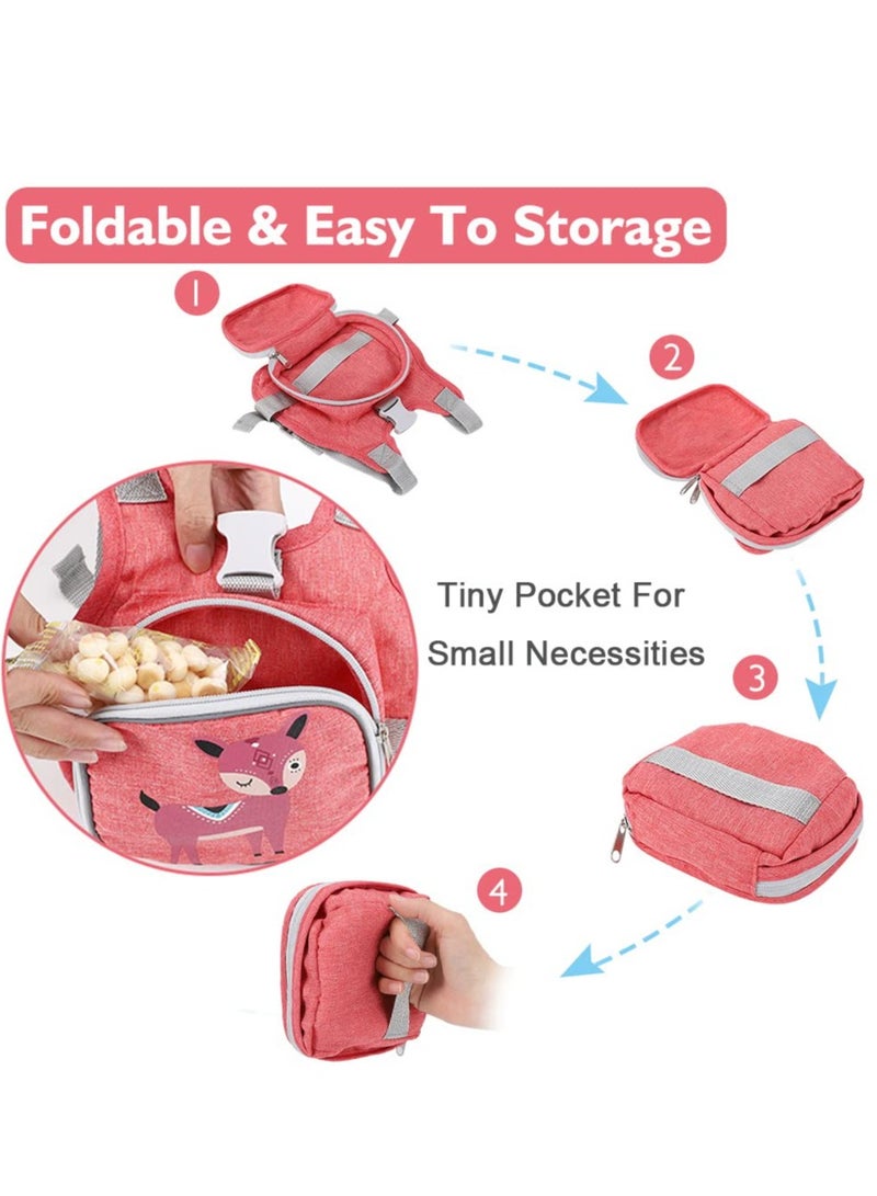 3 in 1 Toddler Harness Leashes + Anti Lost Wrist Link, Kids Harness Children Leash for Girls, Child Anti Lost Leash Baby Cute Harness Belt Strap Hold Kids Close While Walking - Image 5