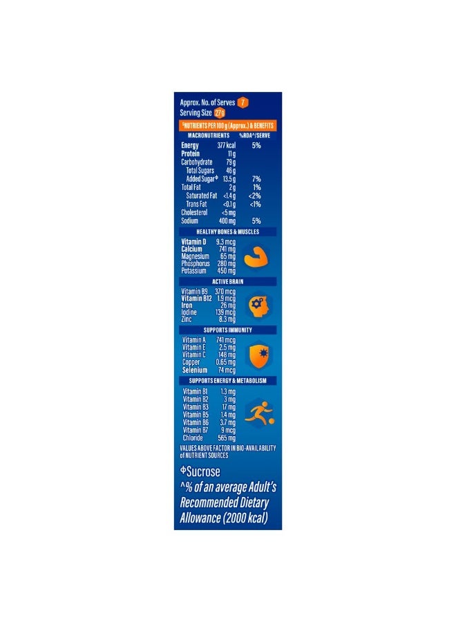 Horlicks Nutrition Drink Jar - 200 g - Classic Malt - Clinically Proven to make kids Taller, Stronger, Sharper - Image 4