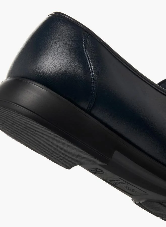 Pinosos Navy Men Slip-On Genuine Leather Loafers for Men | Best Price UAE