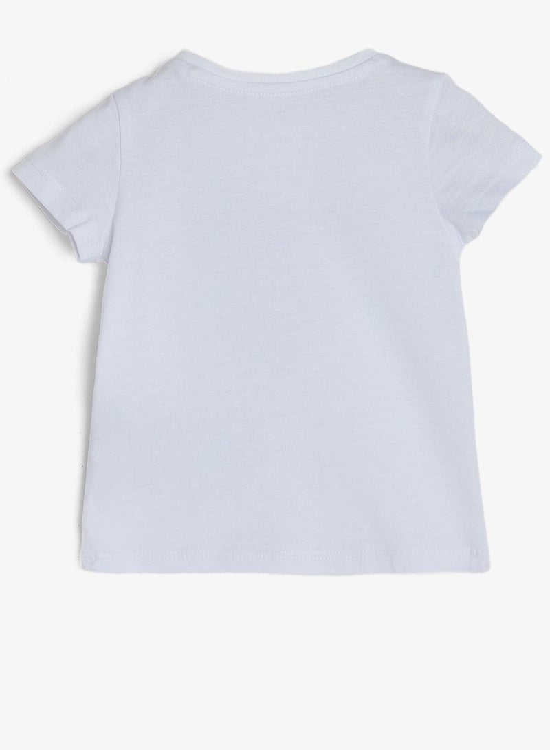 GUESS Infant Graphic Crew Neck T-Shirt - Image 3