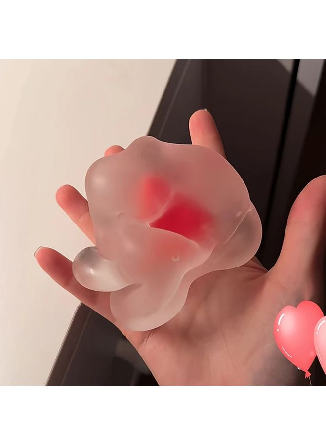 1pc Slow Rebound Strawberry Mochi Squeeze Ball Handmade Creative Stress Relief Toy - Image 5