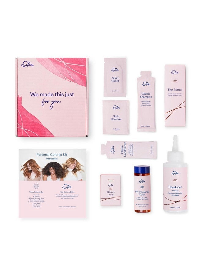 eSalon Permanent Hair Color & Hair Dye Complete Kit - Light Blonde - Personal Colorist Kit for Up To 100% Gray Coverage for All Hair Types - Professional-Grade Ammonia-Free Hair Dye - Image 3
