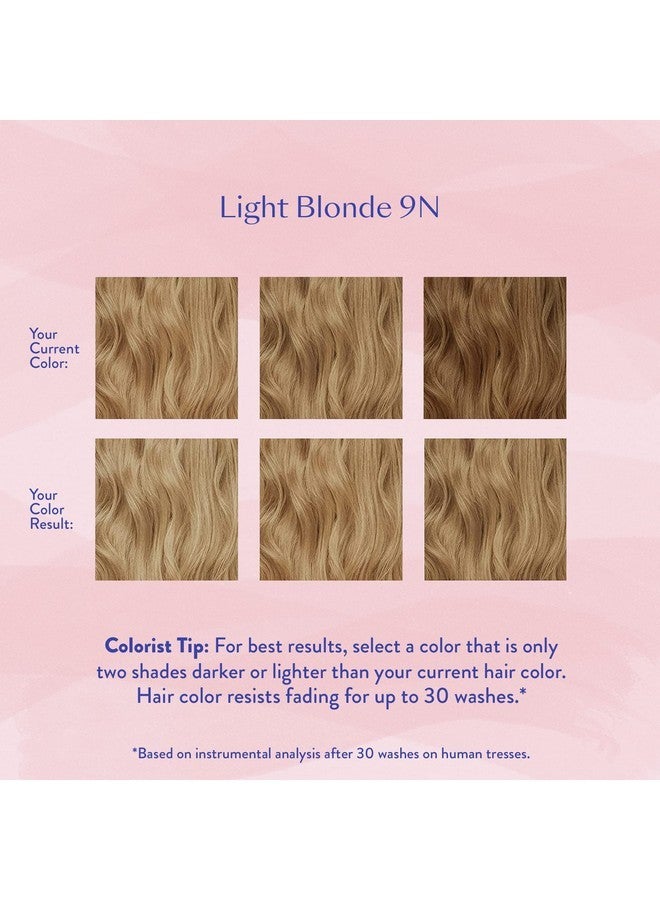 eSalon Permanent Hair Color & Hair Dye Complete Kit - Light Blonde - Personal Colorist Kit for Up To 100% Gray Coverage for All Hair Types - Professional-Grade Ammonia-Free Hair Dye - Image 4