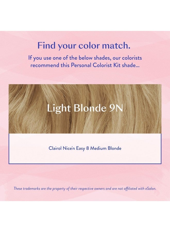 eSalon Permanent Hair Color & Hair Dye Complete Kit - Light Blonde - Personal Colorist Kit for Up To 100% Gray Coverage for All Hair Types - Professional-Grade Ammonia-Free Hair Dye - Image 5