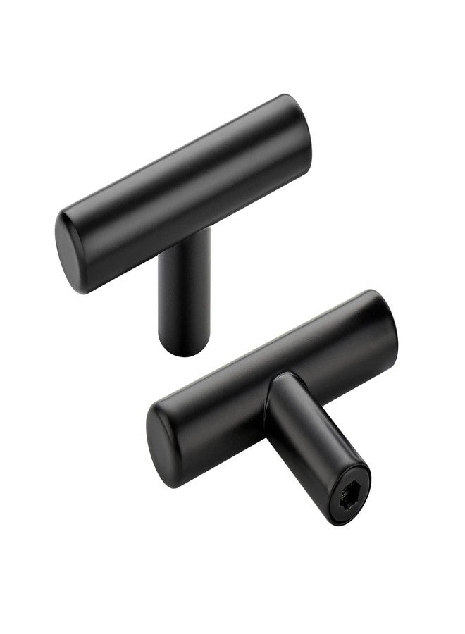 HomeExpert Home Expert 5 Pack Black Cabinet Knobs 2 inch Cabinet Pulls Kitchen Cabinet Handles Matte Black Knobs for Cabinets and Drawer Dresser Pulls Single Hole Kitchen Cabinet Knobs - Image 1